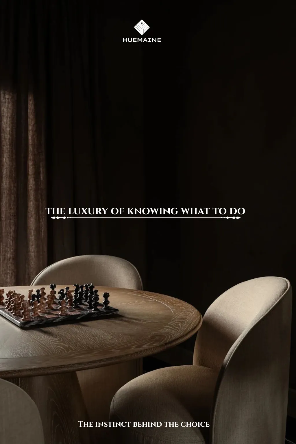 The Luxury of Knowing What to Do
